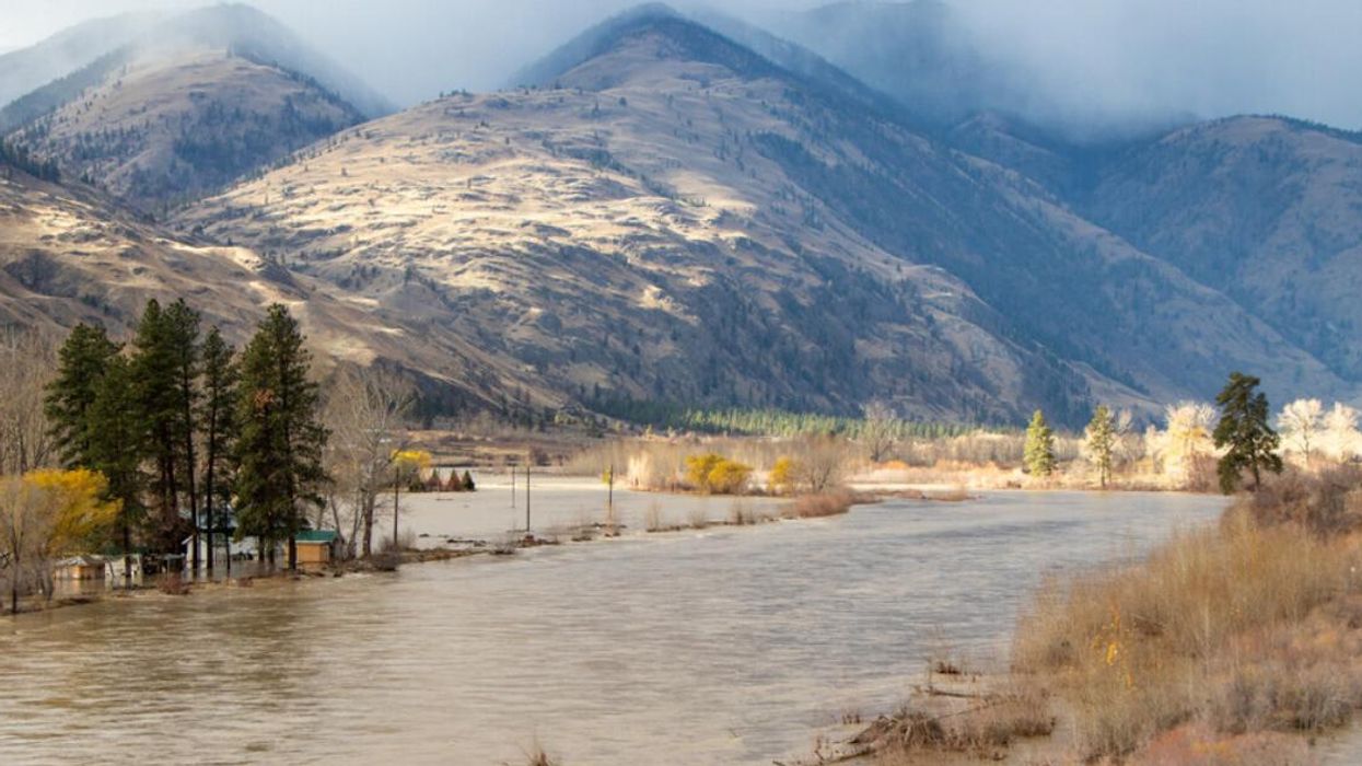 Flooding in the Similkameen River in B.C.