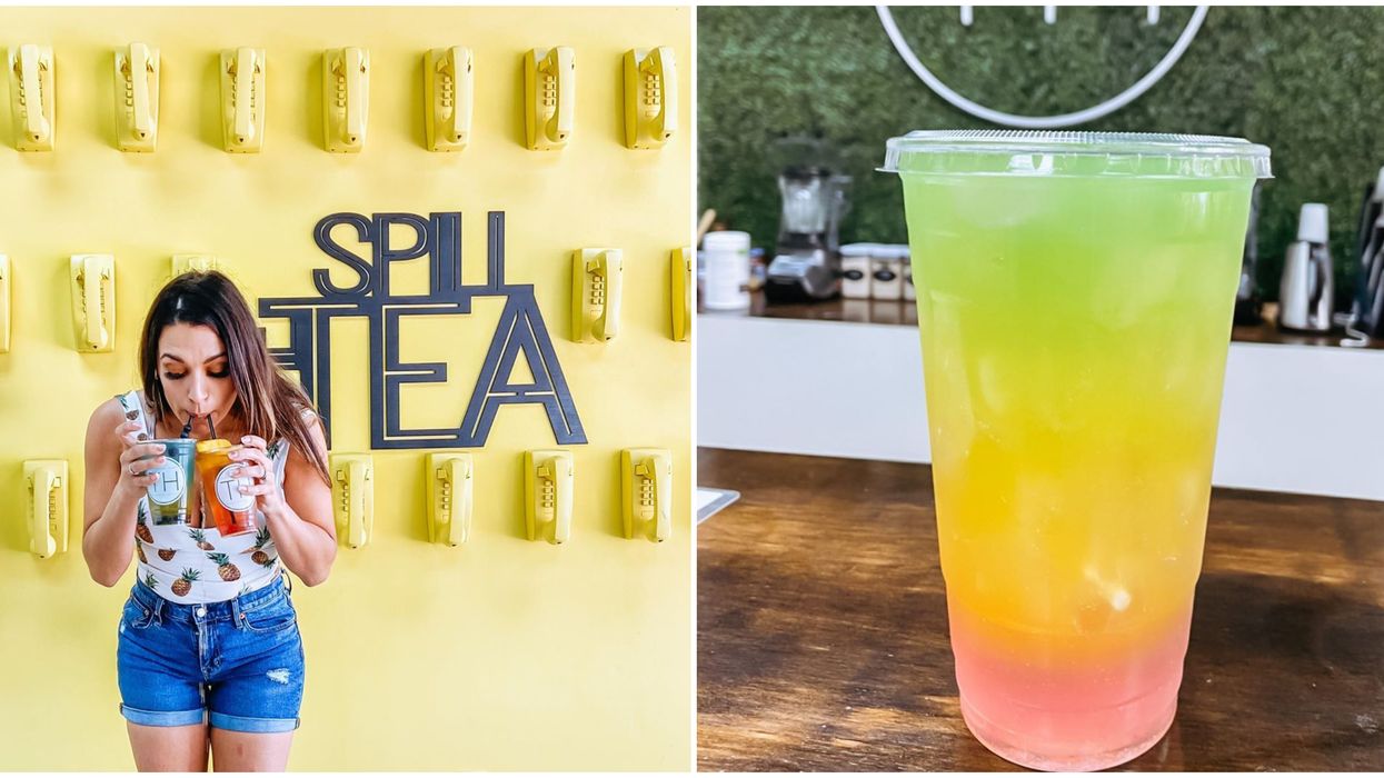 Florida Cafe Talkhouse Trinity Rainbow Teas Make For Magical Summery Sips