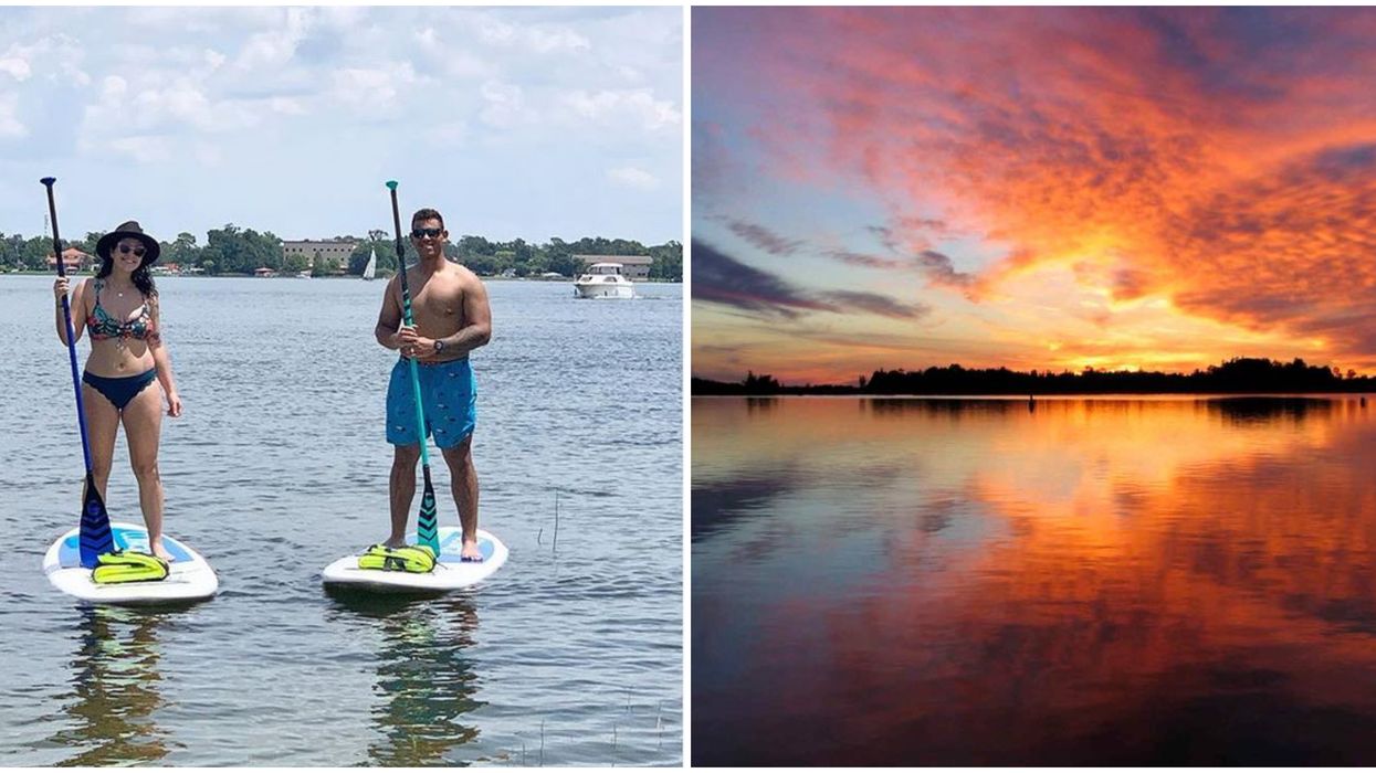 Florida Paddle Board Groupon Deal Is An Adventure Including A Lakeside Dinner For Two