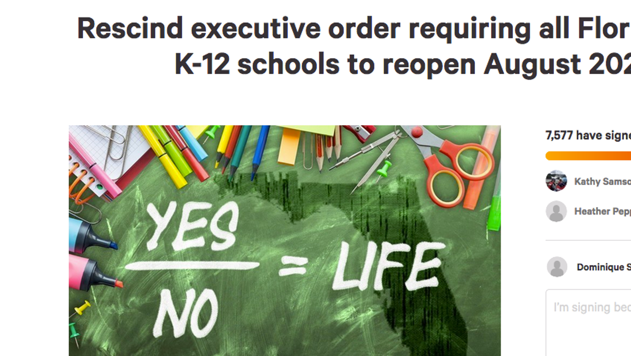 Florida Teachers Start Petition To Reverse School Reopening Decision