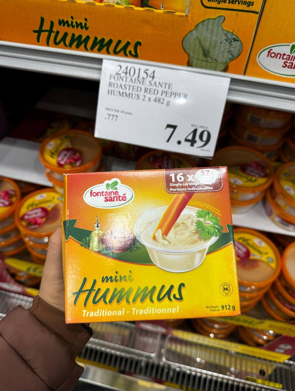 Fontaine Sante Mini Hummus