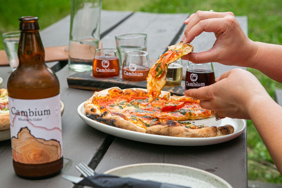 Food and cider at Cambium Cider Co. \u200b