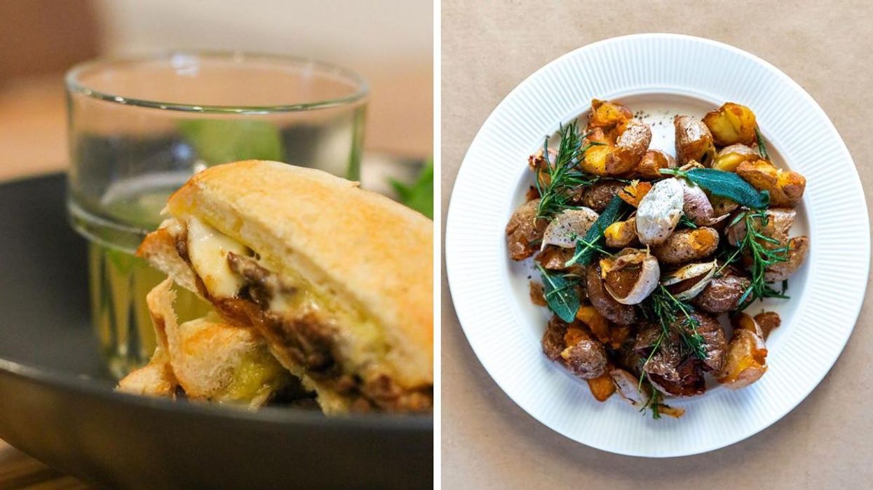 Food at Môt Tô. Right: Food at Pei Pei Chei Ow.