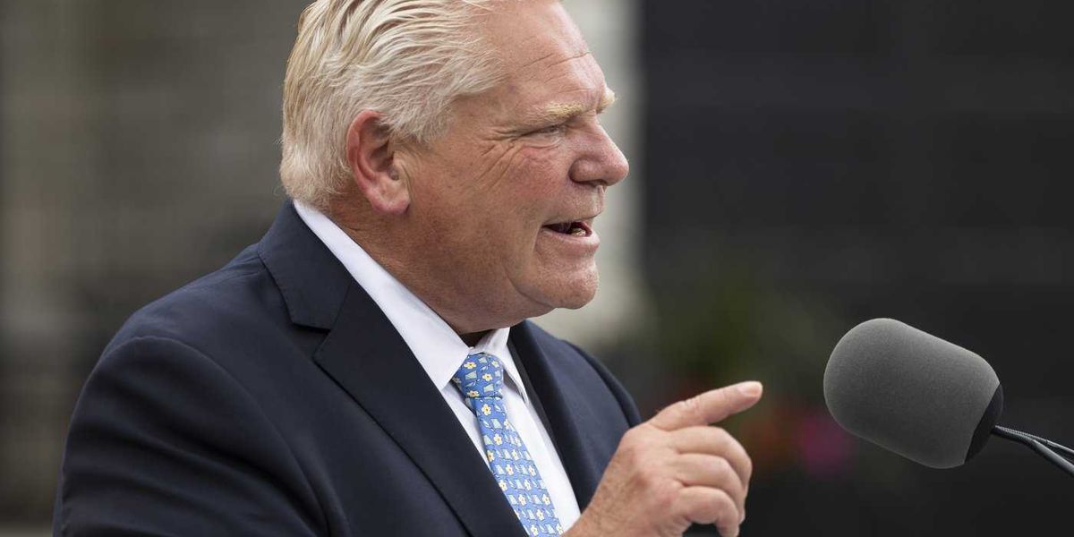 Ontario Premier Doug Ford tones down rhetoric in war of words with Donald Trump Ontario Premier Doug Ford tones down rhetoric in war of words with Donald Trump