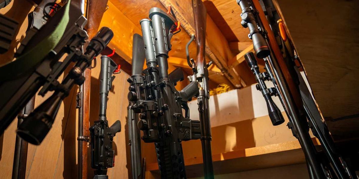Former Manitoba MP charged with gun offences, 439 firearms and antique cannon seized Former Manitoba MP charged with gun offences, 439 firearms and antique cannon seized