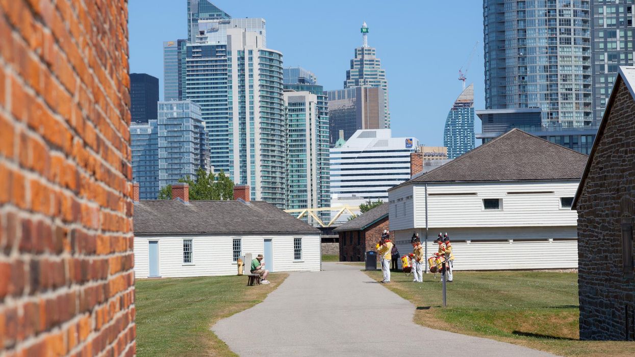 Fort York National Historic Site in downtown Toronto.