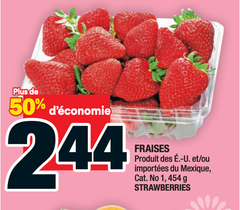 Fraises.