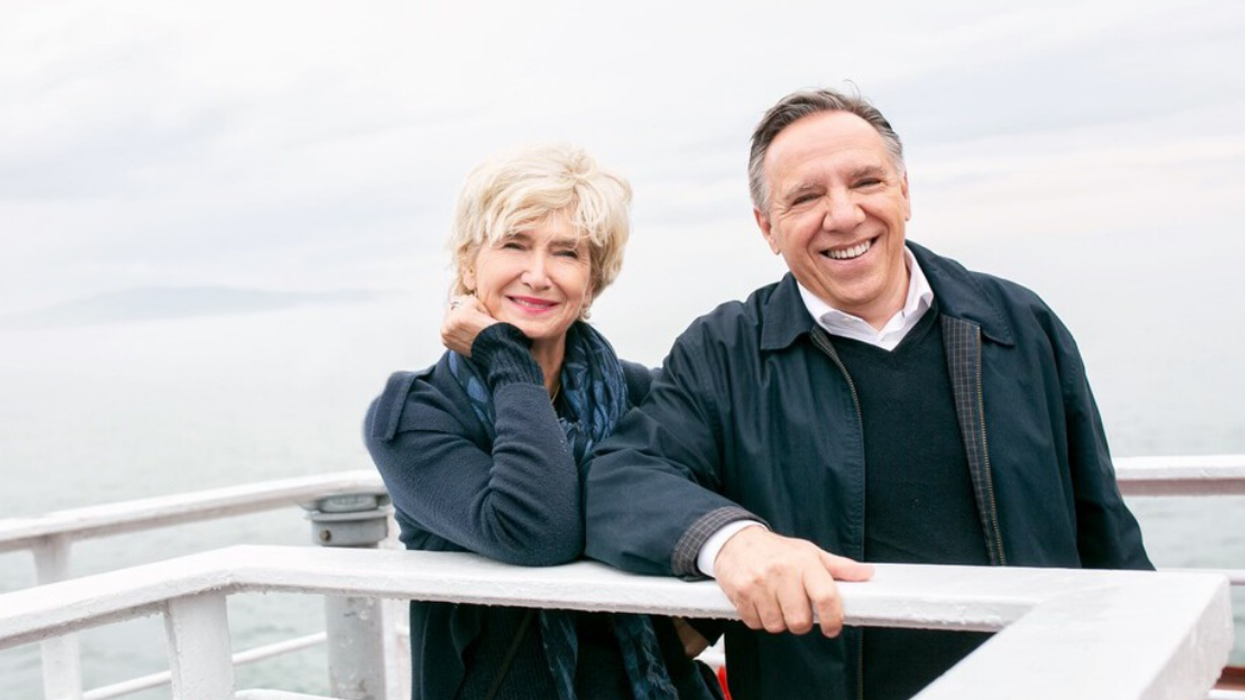 François Legault et Isabelle Brais.