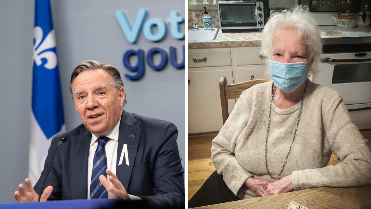 François Legault partage une photo touchante avec sa mère de 93 ans pour sa fête