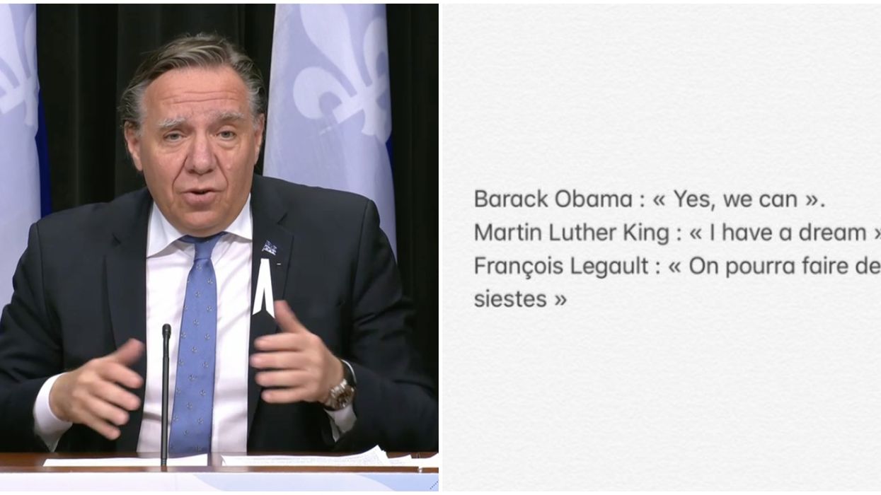 François Legault propose un Noël tranquille avec des siestes et voici les réactions