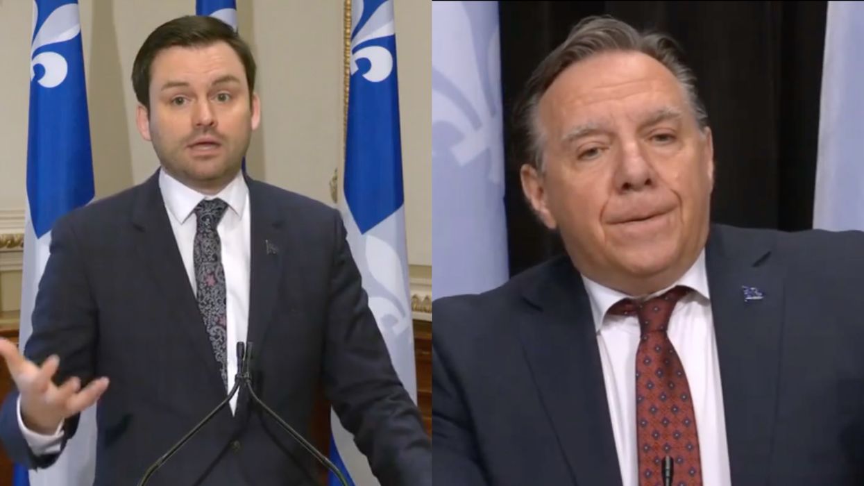 François Legault réagit aux propos du chef du PQ et dit que c'est des mensonges