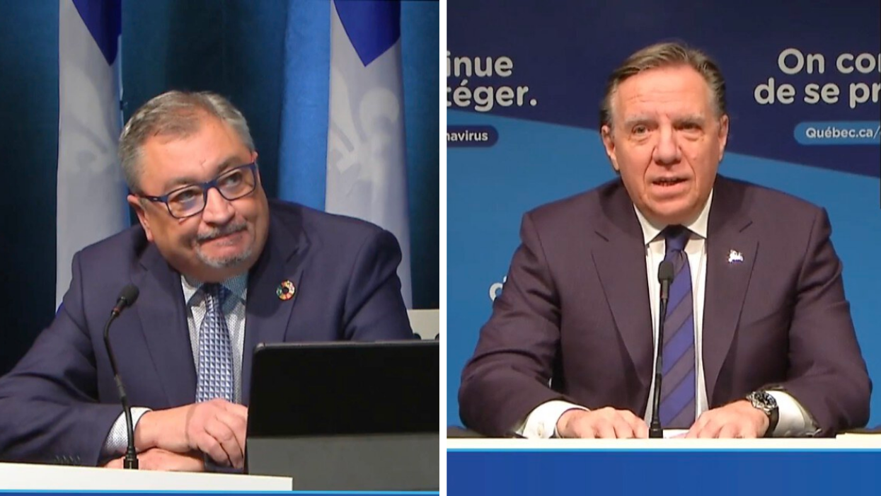 François Legault réagit avec émotion à la démission de Horacio Arruda