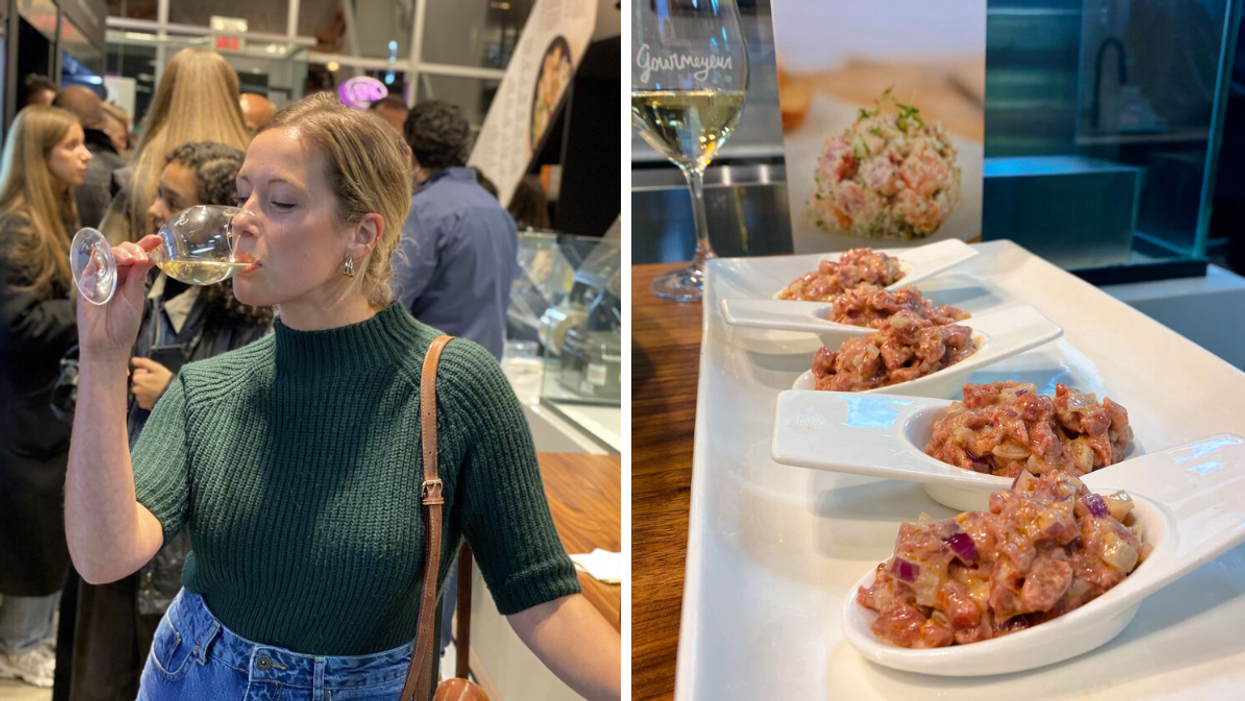 Françoise au Baratartar. Droite : Tartare.