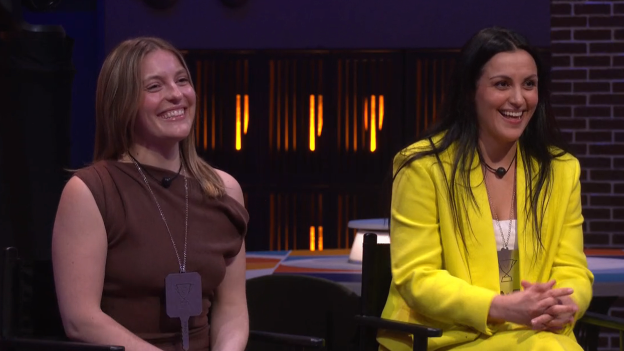 Frédérique Turgeon et Sinem Kara à la finale de Big Brother Célébrités : Champions VS Recrues.