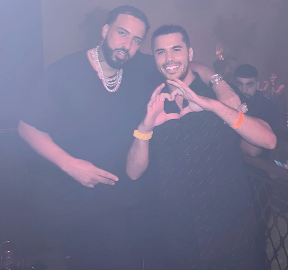 French Montana et Amine.