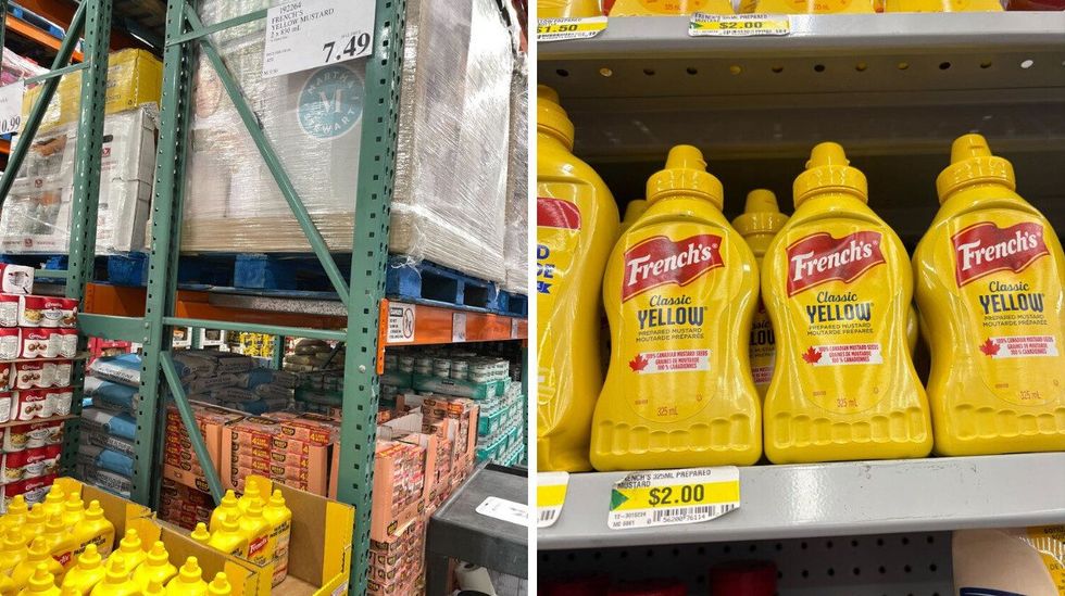 french's mustard at costco and dollarama
