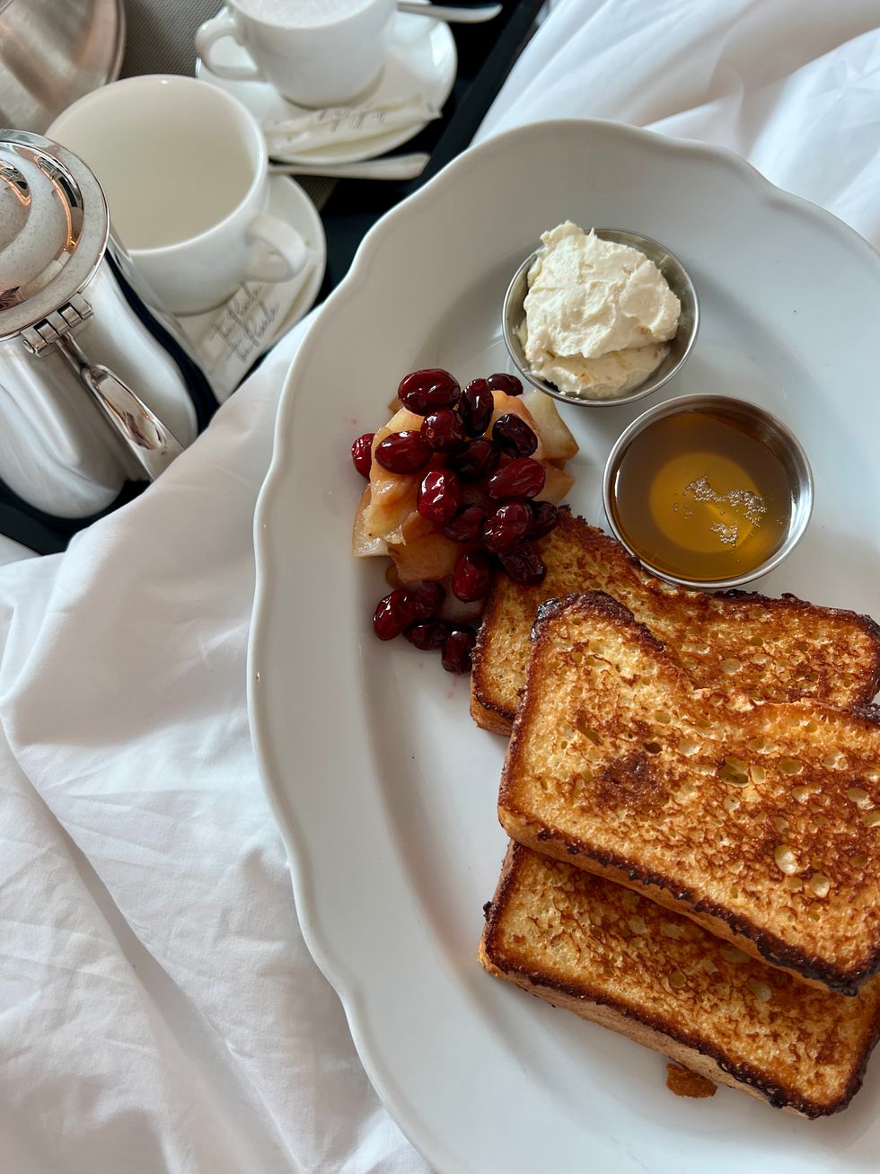 French toast at the Pearle Hotel.
