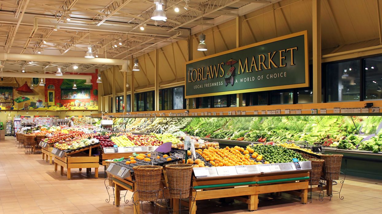 Fresh produce at a Loblaws store.