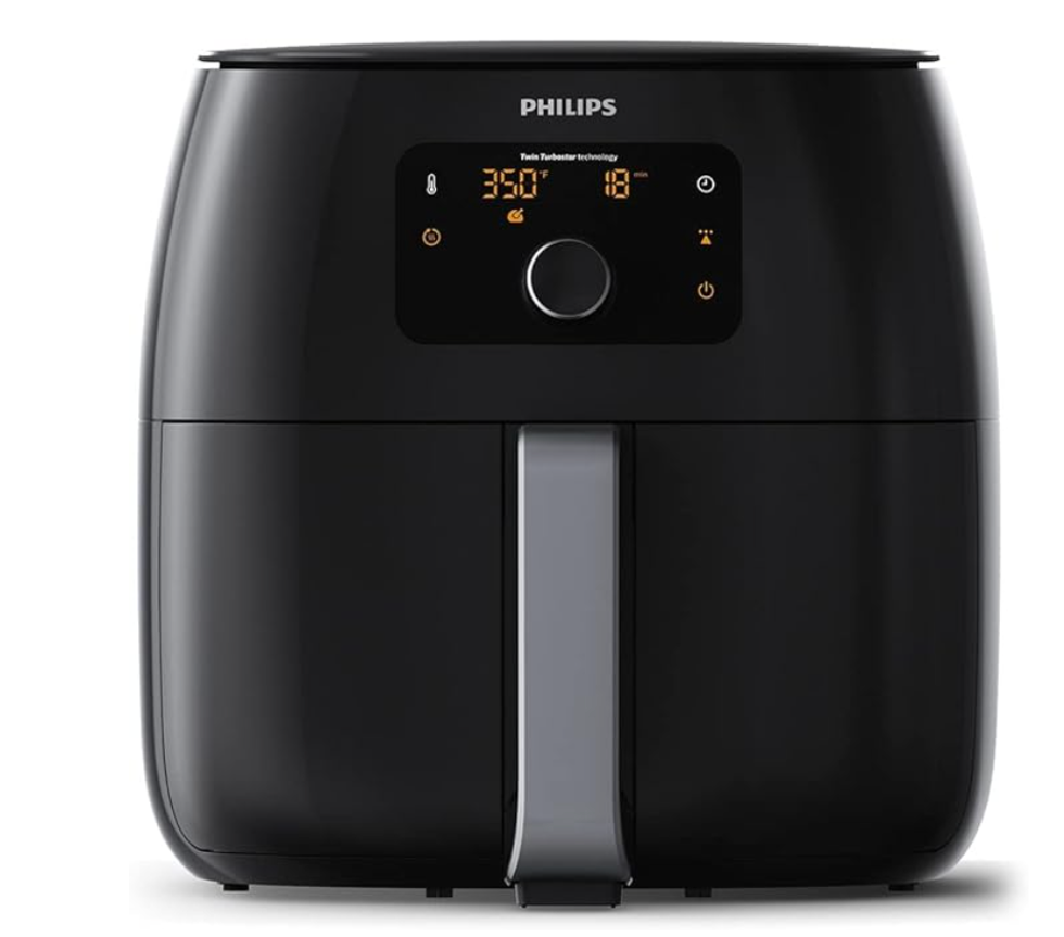 Friteuse \u00e0 air comprim\u00e9 XXL Philips.