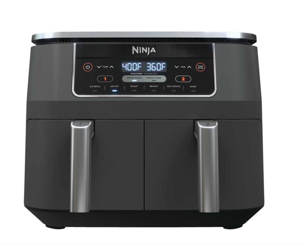 Friteuse \u00e0 air Ninja Dual Zone avec fonctions 6-en-1.