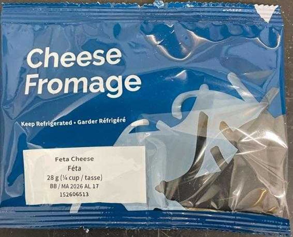 Fromage feta inclus dans les bo\u00eetes de repas Hello Fresh et Chefs Plate.