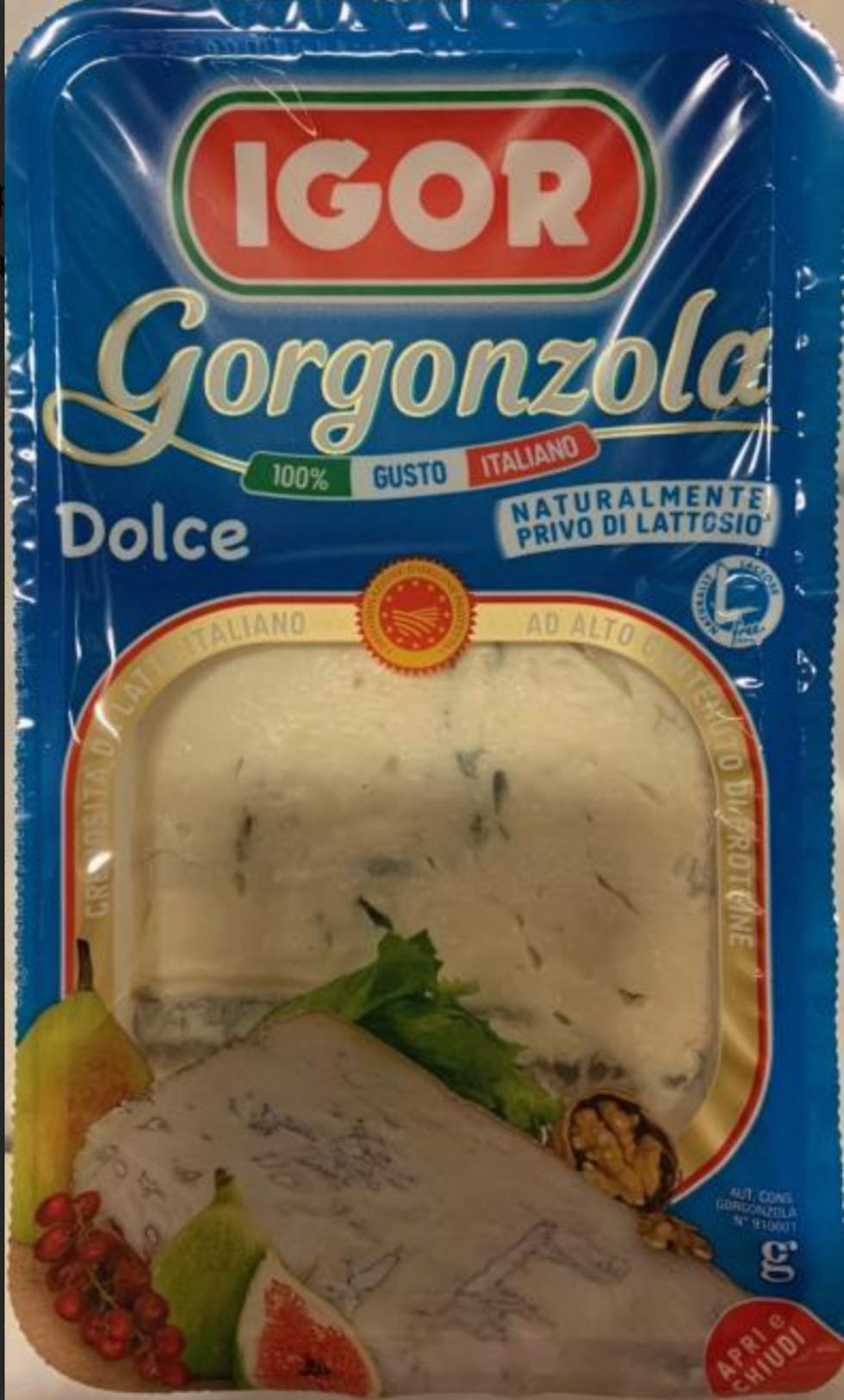 Fromage gorgonzola de la marque Igor