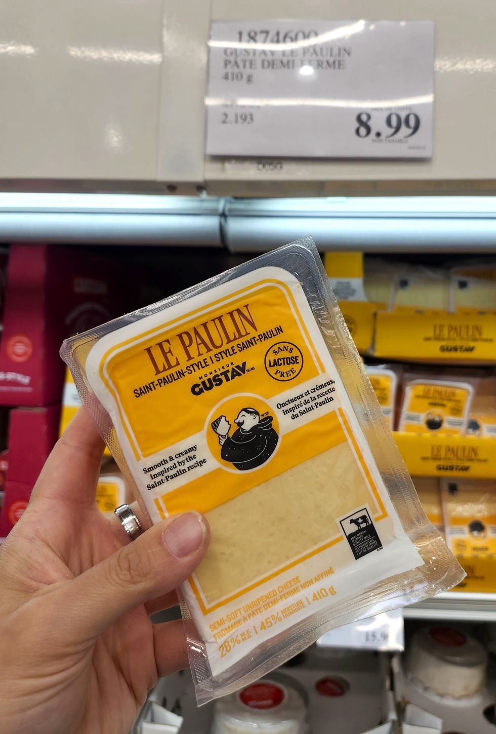 Fromage individuel de la marque Le Paulin.