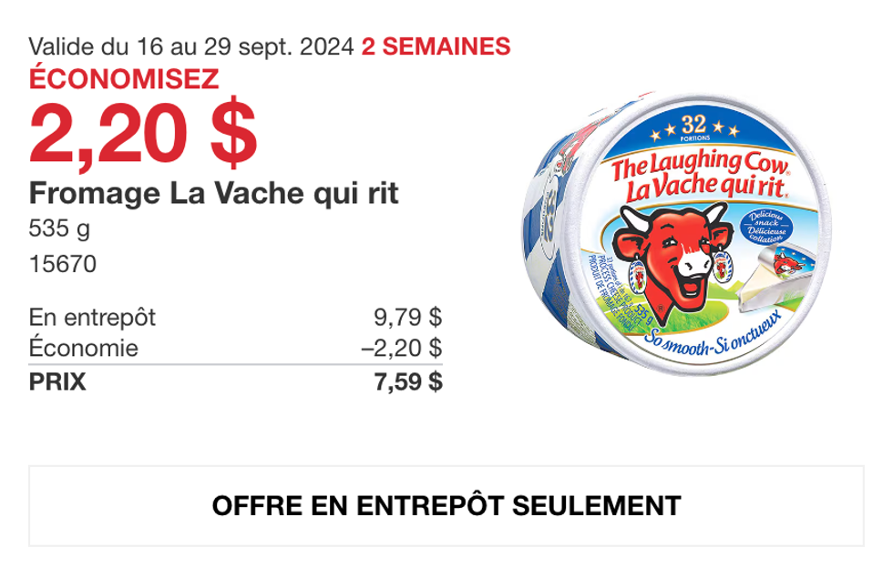 Fromage La Vache qui rit.