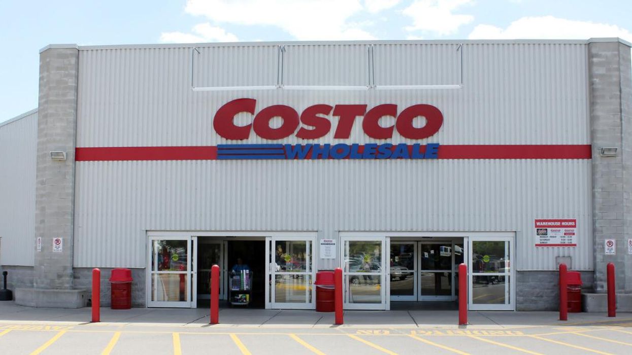 Front of Costco building.