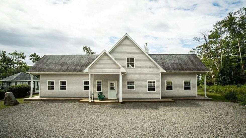 Front of the house for sale in Nova Scotia.