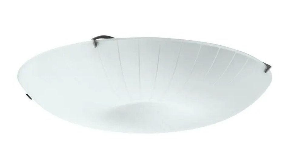 Frosted glass flushmount ceiling light.