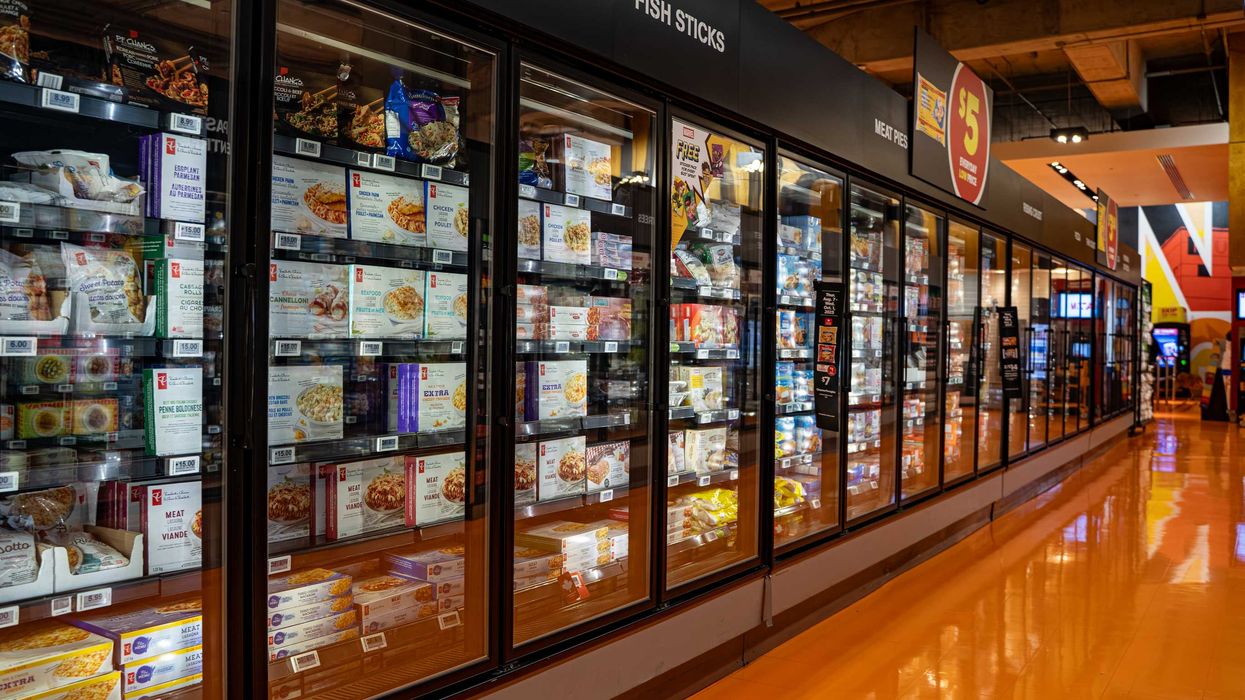 Frozen food aisle at a Loblaws store (illustrative).