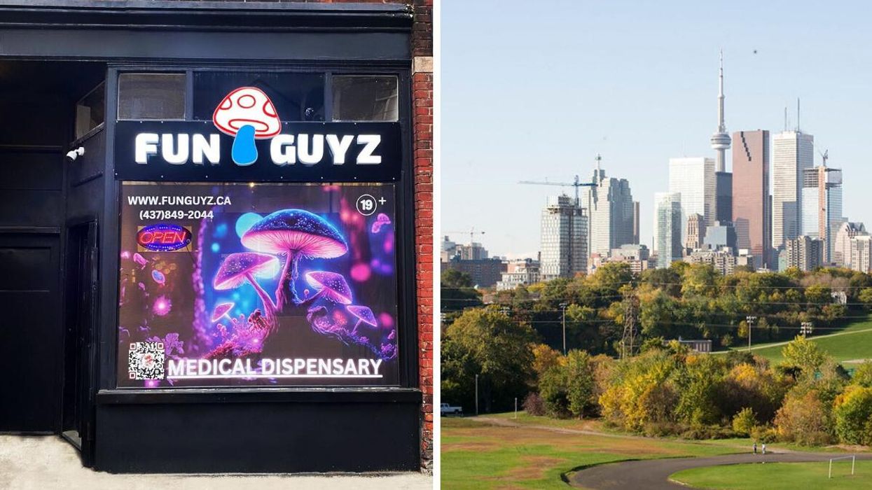 Fun Guyz in Toronto. Right: The City of Toronto