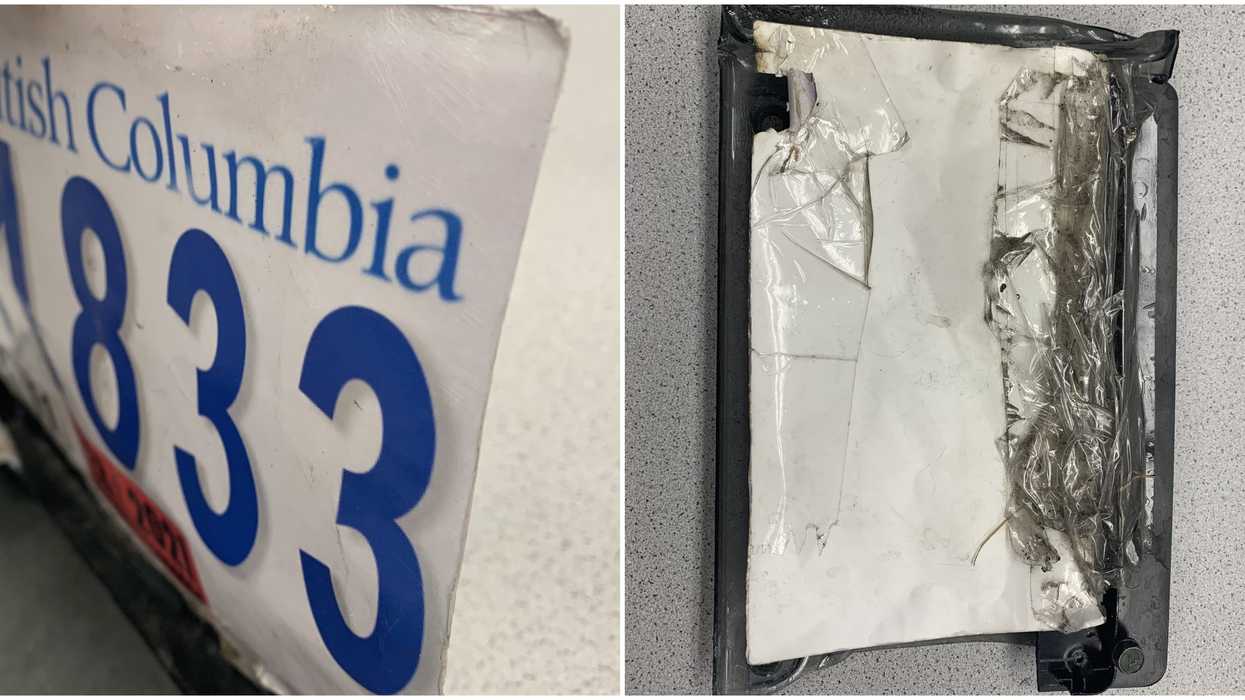 Funny License Plate In BC Made Of Paper Cost Someone Almost $1000