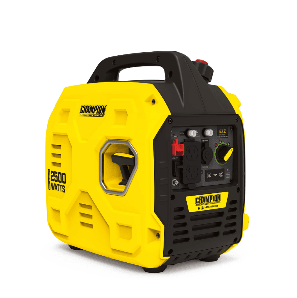 G\u00e9n\u00e9ratrice portative \u00e0 recul invers\u00e9 \u00e0 essence Champion Power Equipment.