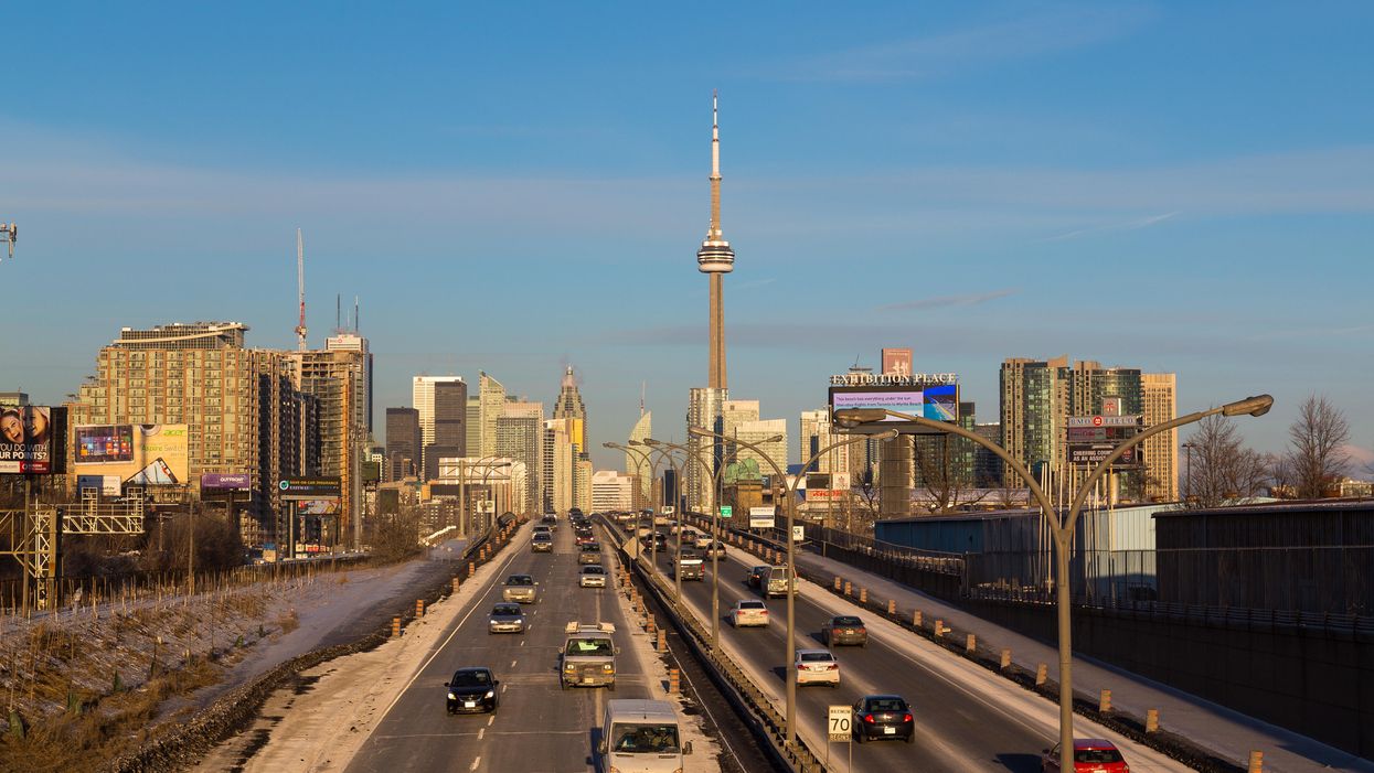 Gardiner Expressway.