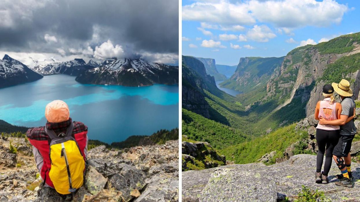 Garibaldi Provincial Park, Right: Gros Mornes National Park.