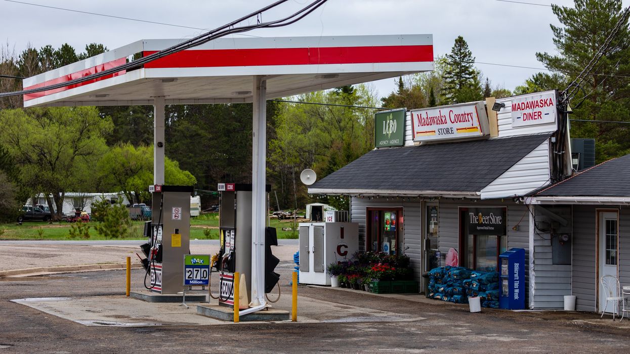 Gas station in rural Ontario.