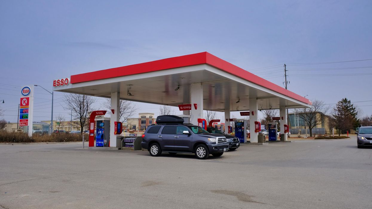 Gas station in Toronto, Ontario.