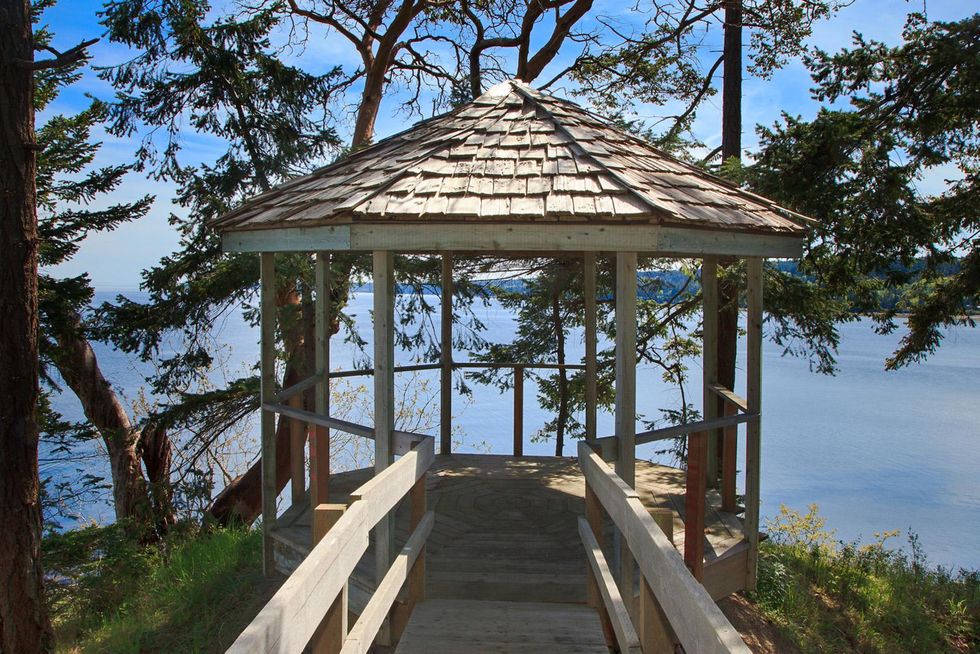 Gazebo on the property.