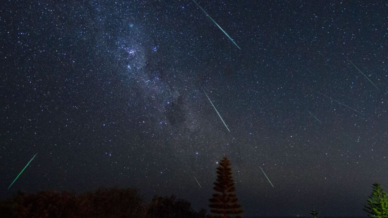 Geminids meteor shower.