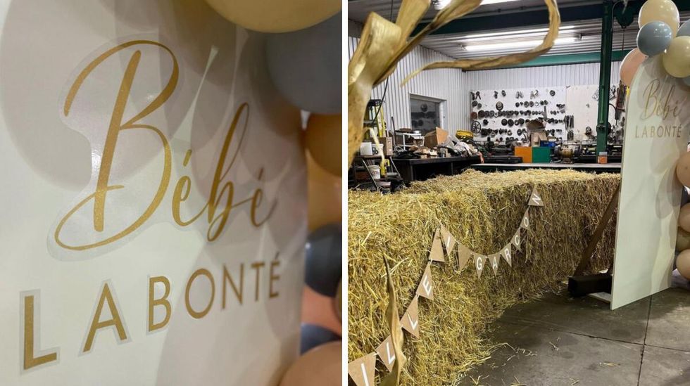 Gender reveal Audreyann Blais.