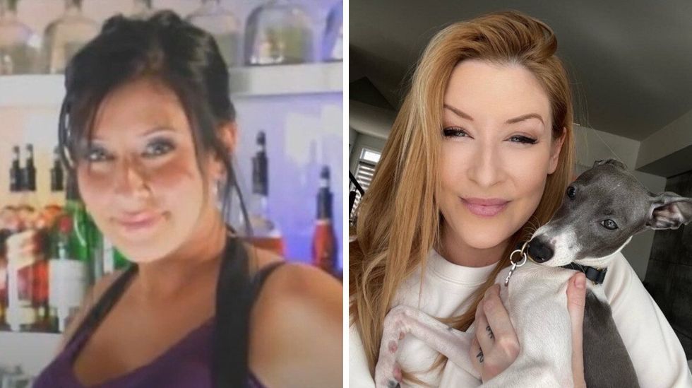 Genevi\u00e8ve Denault \u00e0 Loft Story 5. Droite : Genevi\u00e8ve Deneault.