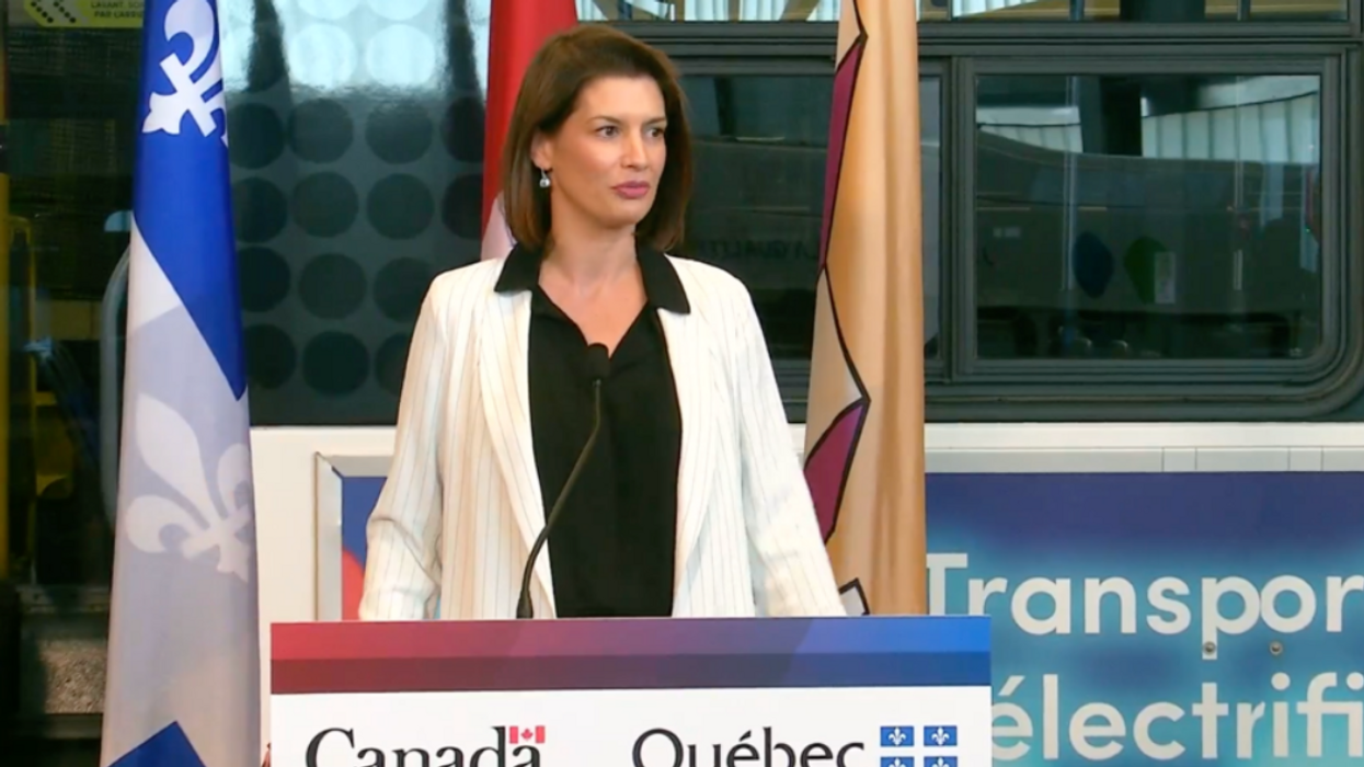 Geneviève Guilbault, la ministre des Transports et de la Mobilité durable.