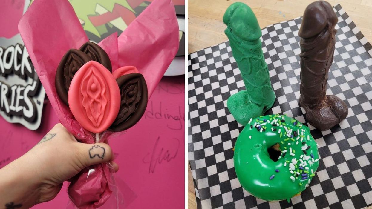 Genital-shaped treats from Punk Rock Pastries in Burnaby, B.C.