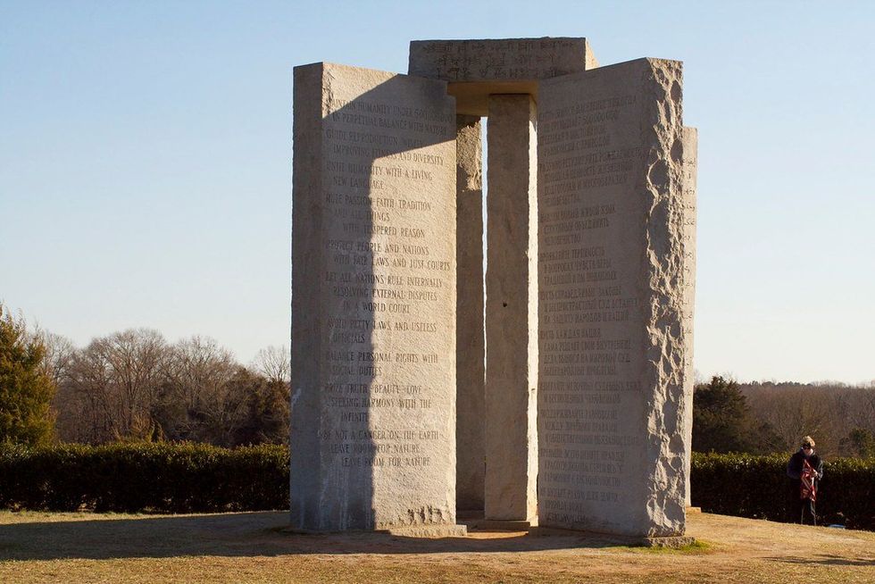 Georgia Guidestones Elberton Apocalypse