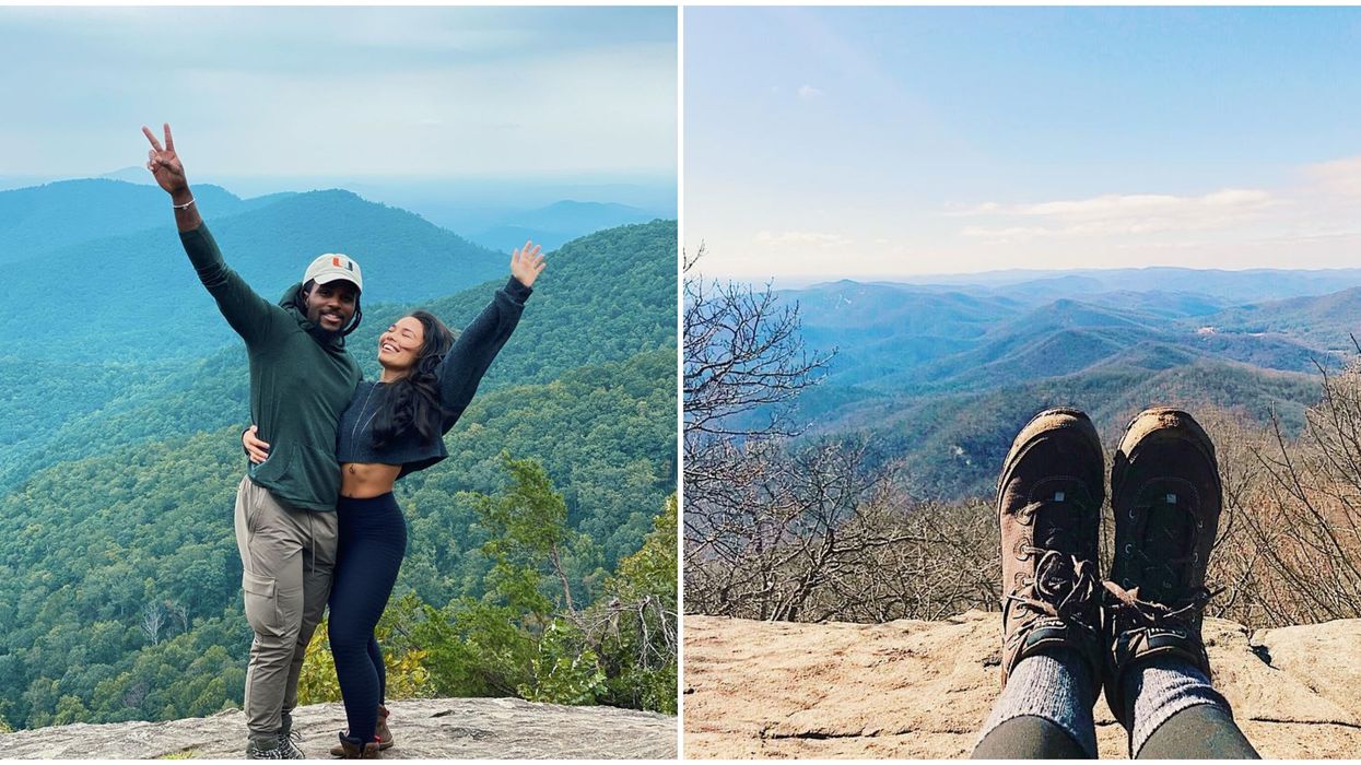 Georgia Hiking Trail Byron Herbert Reece Trail Is Free To Hike And Has All The Views