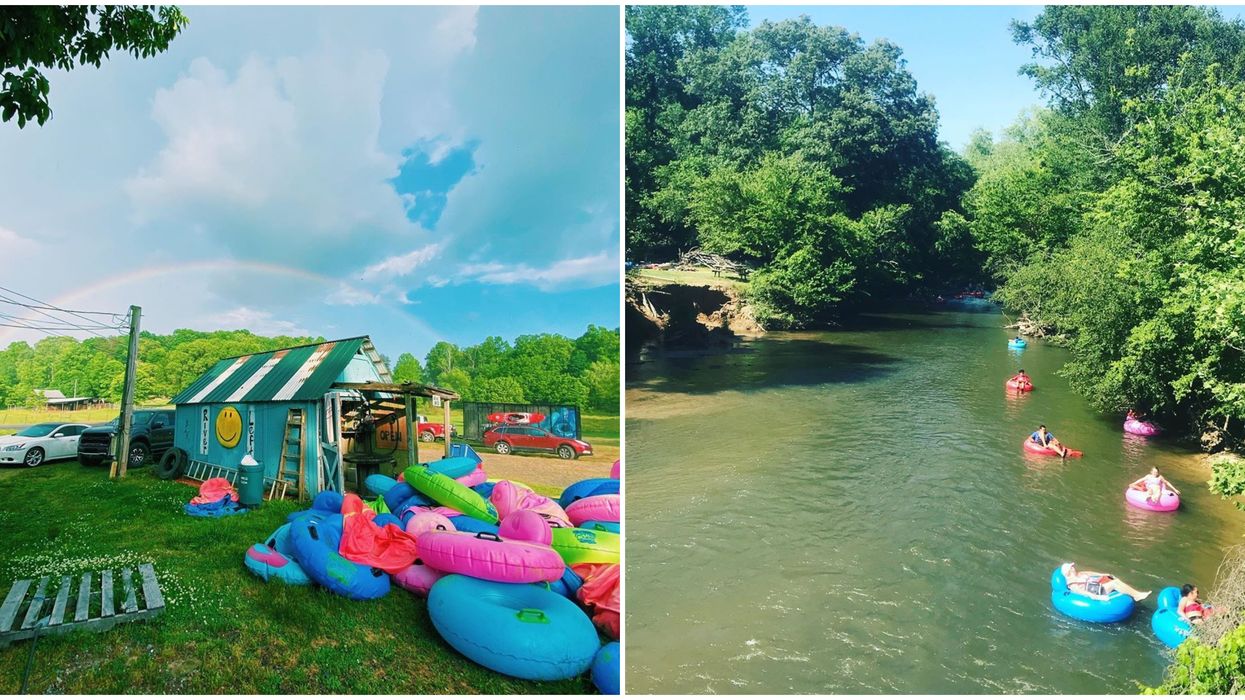 Georgia River Tubing Groupon Deal Cartecay River Experience Saves You And Boo Cash