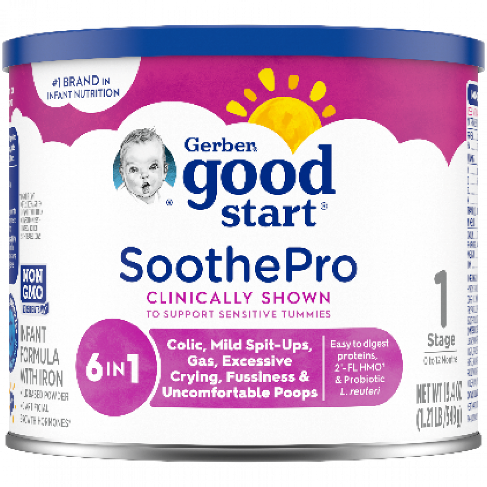 Gerber Good Start recalled Infant Formula.