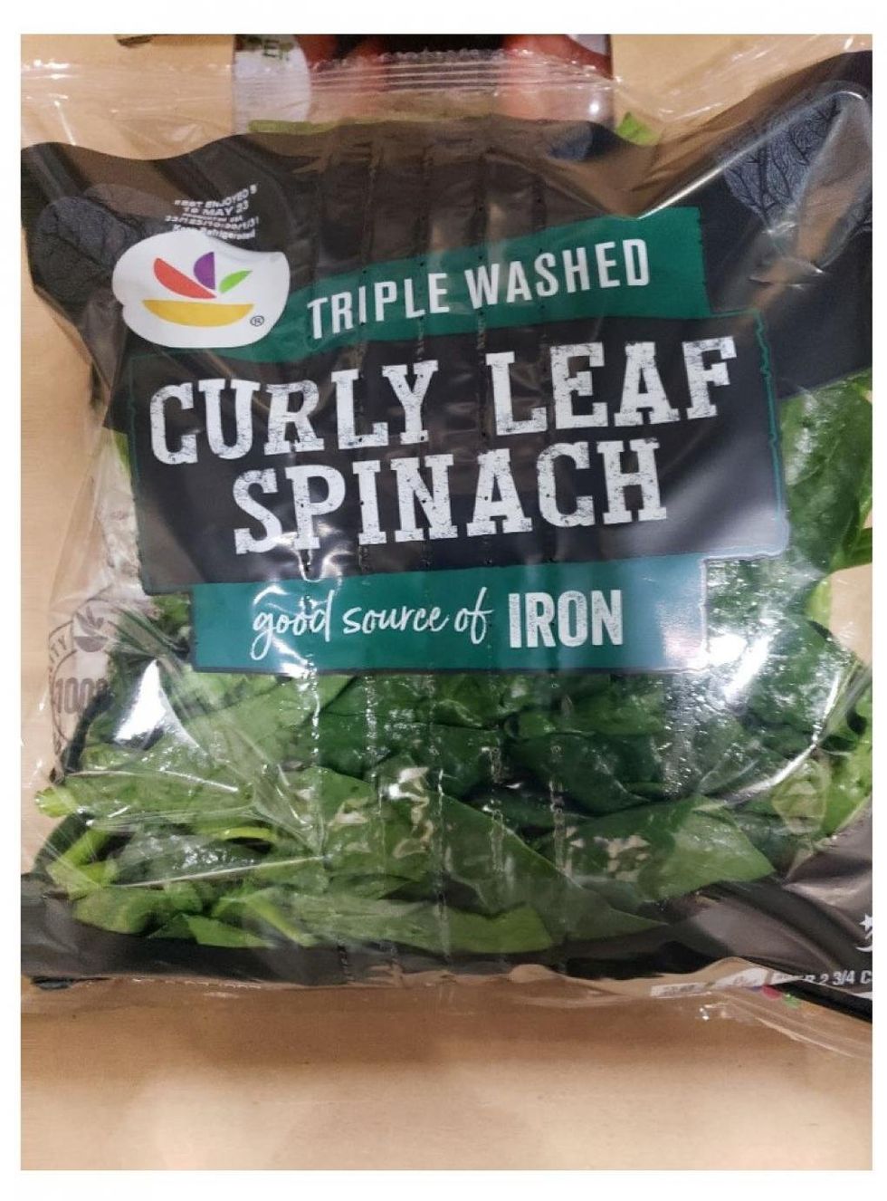 Giant's recalled Curly Leaf Spinach.
